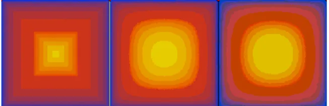 Fig. 9 The essential domain points are shrunk under the repulsive force field to form the connection points.