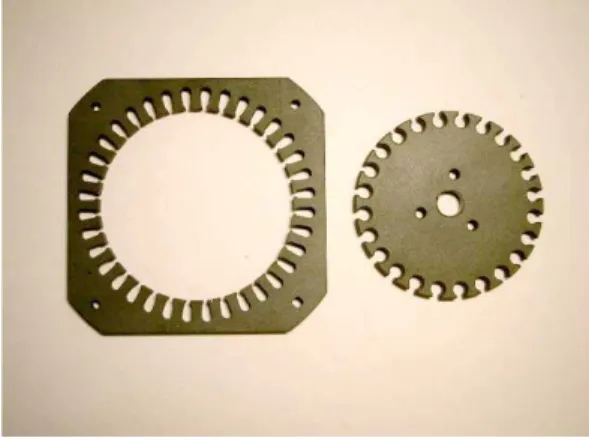 Fig. 3. One of the poles of the presented induction motor.