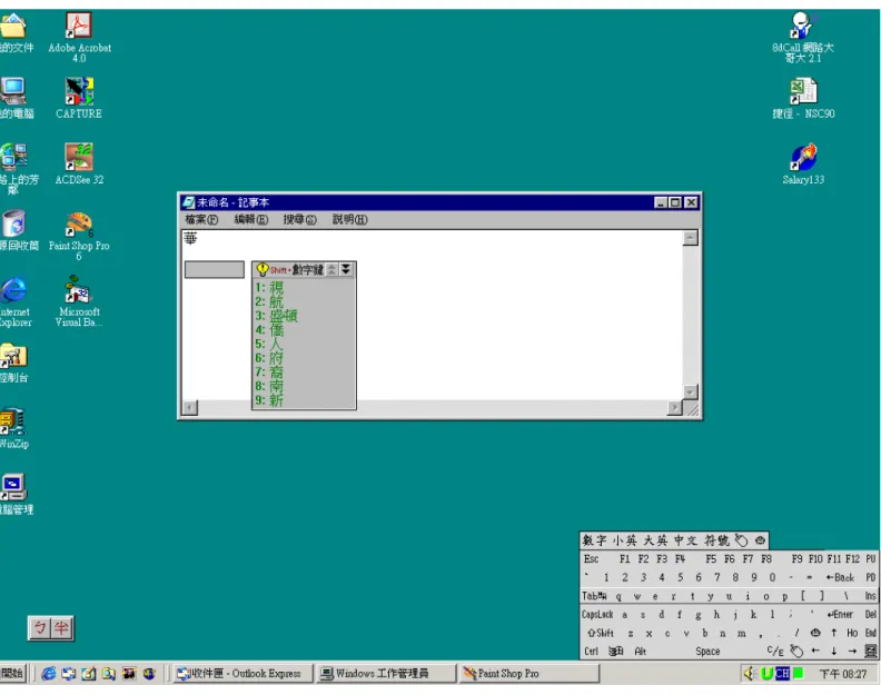 Figure 4. The developed software on-screen row-column scanning computer keyboard