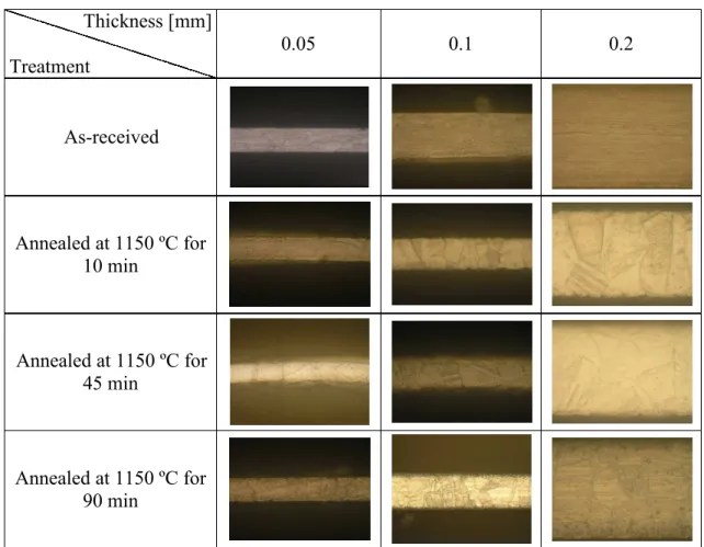 Fig. 1 Photomicrographs showing microstructures of stainless steel 