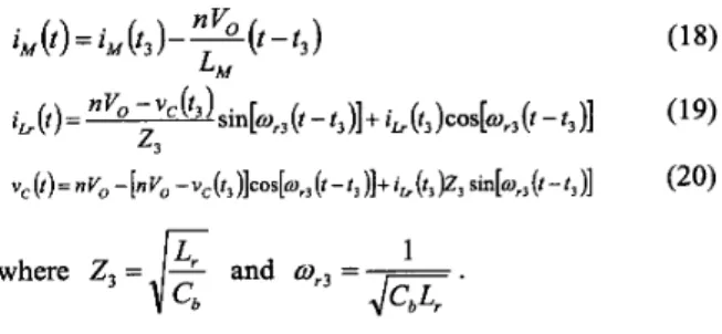 Fig.  3.  Steady  state  waveforms of  the  asymmetrical  half  bridge  flyback 