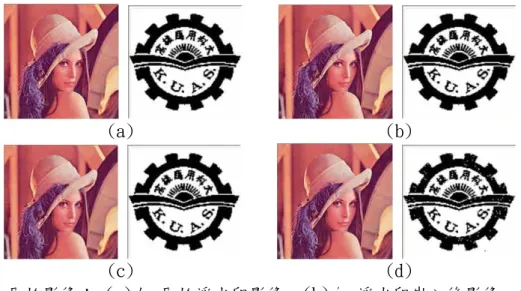 圖 7 (a) Baboon 實驗結果； (b) Lena 實驗結果。