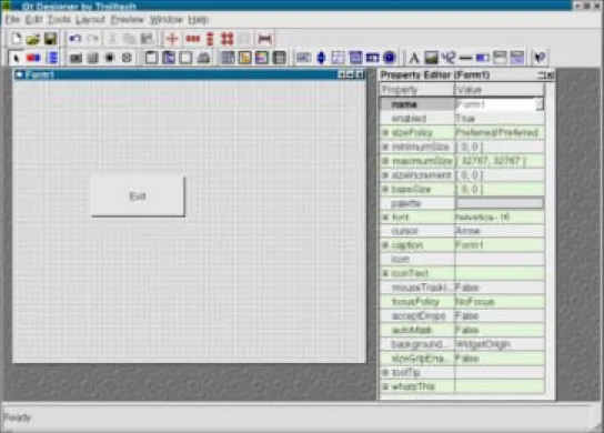 圖 3-3 QT  GUI 介面 