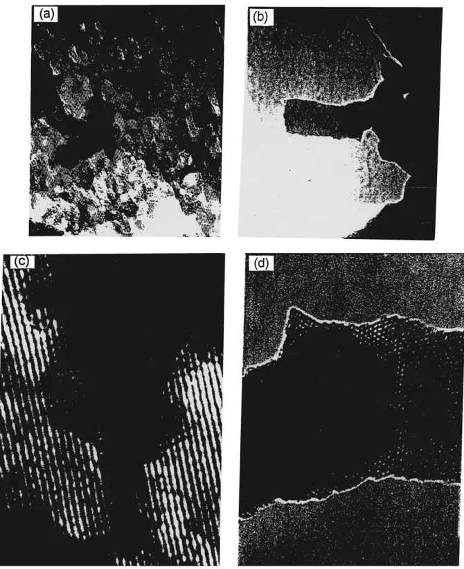 Figure 5. TEM micrographs of A2V2-MCM viewed down the pore axis at magnification (a) 150000 × (b) 100000×