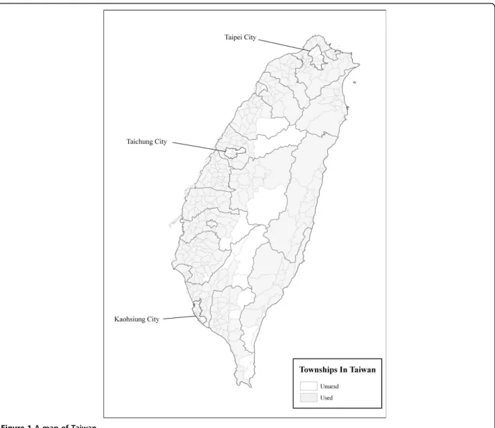 Figure 1 A map of Taiwan.