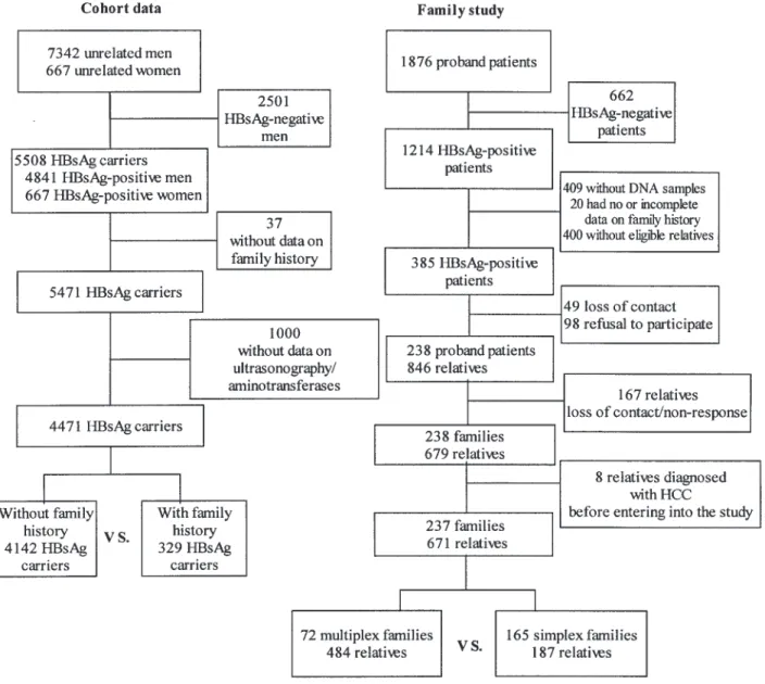 Figure 1 Flowchart of study design and recruitment of study subjects