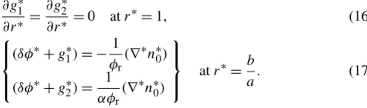 Fig. 2 shows the calculated normalized diffusiophoretic mo- mo-bilities as a function of surface potential φ r when β = 0, α = 1, and Pe 1 = Pe 2 = 0.26 (KCl)