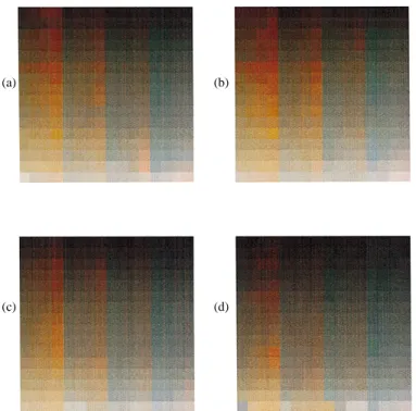 Fig. 15. (a) Color palette for the sequence “News” when only one color palette is used