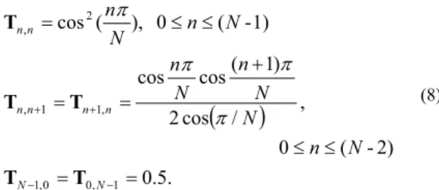 Fig. 2. The error norms of the discrete Hermite-Gaussian like  functions based on S (‘*’), and the discrete Hermite-Gaussian  like functions based on T (‘o’) of various orders, with N=25.