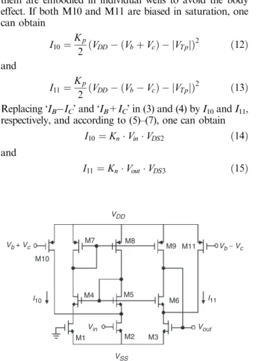 Fig. 2 Voltage-mode exponential-control VGA