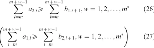 Figure 1 The case of Lemma 4 for h–m ¼ 5.