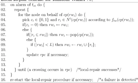 Fig. 3 Illustration of popping a node from a walk