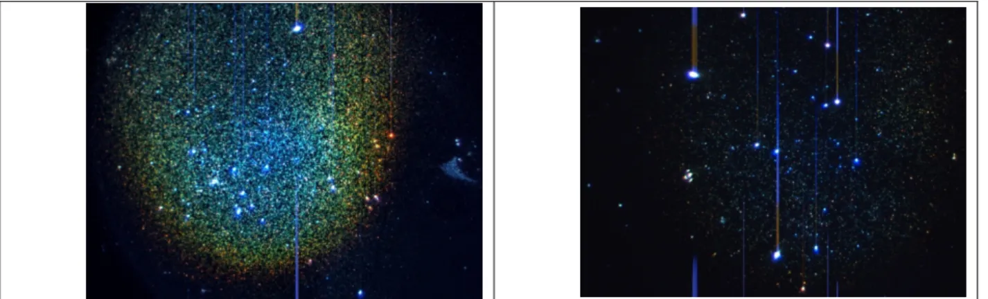 Figure 9: Color pictures of a positive sample (left) and a negative sample (right). 