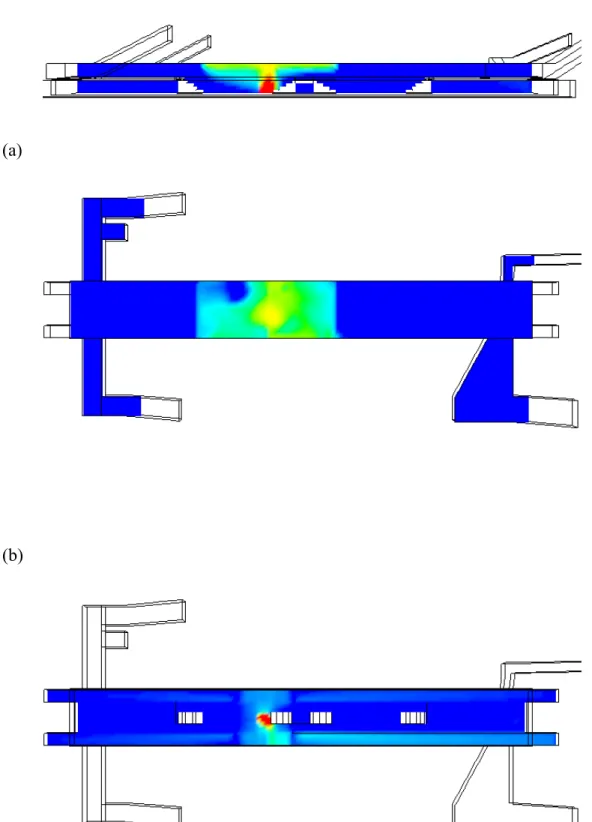 Figure 10 Smoke flow in GGSS at t = 40sec when only 8 selected doors near the fire  are opened