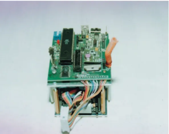 Fig. 15. A soccer robot for NTU-Formosa designed and manufactured in this study.
