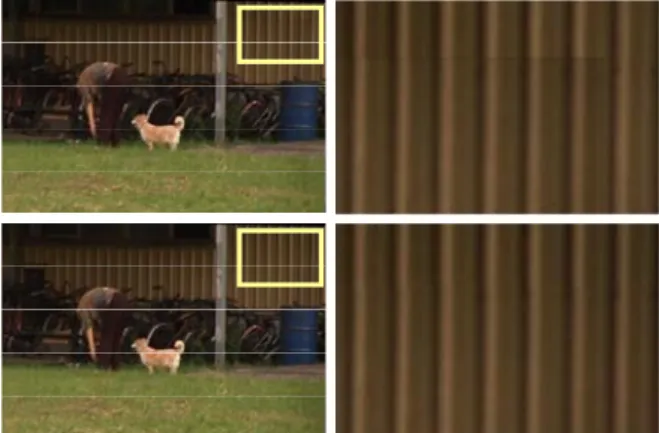 Fig. 9: Upper-Left: The frame after video completion. 