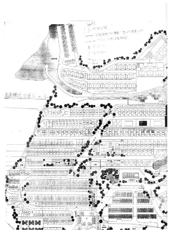 圖 3.2  馥記山莊平面簡圖 