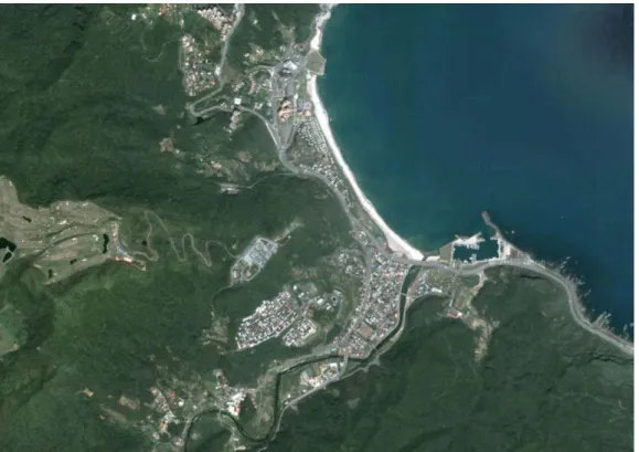圖 3-9  金山萬里沿海地形圖 