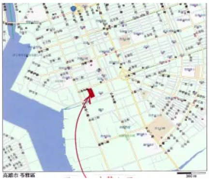 圖 39 高雄 85 大樓位置圖 