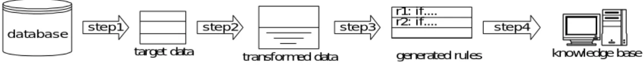 Figure 1. Data mining steps