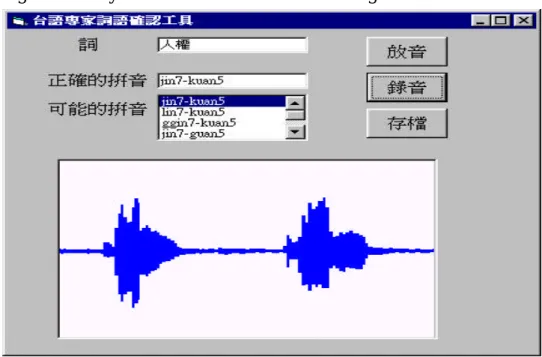 Figure 3. The interface for an expert to answer the question by speaking that word. 