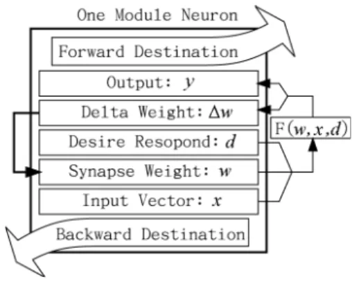 Figure 2: One module neuron data structure