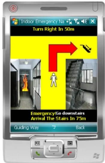 Figure 5. System Prototype-Exit Guiding.
