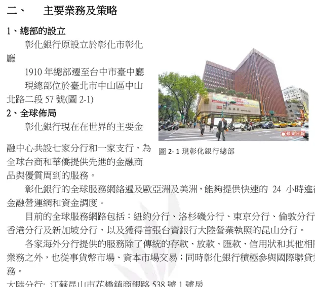 圖 2- 1 現彰化銀行總部 