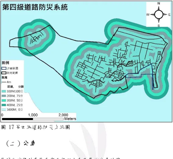 圖 17 第四級道路防災系統圖 