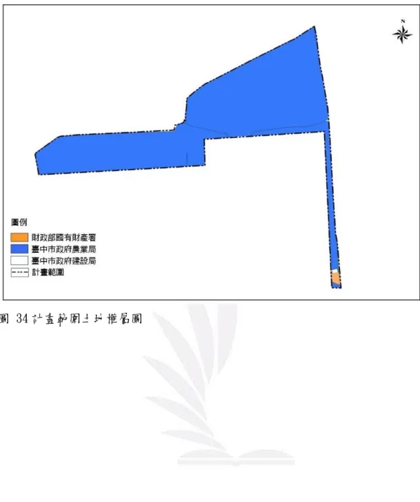 圖 34 計畫範圍土地權屬圖 