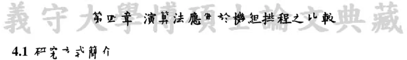 表 4.1 10 台發電機之機組參數[5]  UNIT  NO.  MAX O/P  MIN O/P  A  （$）  B  （$/MW）  C  （$/MW 2 ）  MIN ON  MIN OFF  1  60  10  15  2.2034  0.00510  3  2  2  80  20  25  1.9161  0.00396  3  5  3  100  30  40  1.8518  0.00396  2  2  4  120  25  32  1.6966  0.00382  3  2  