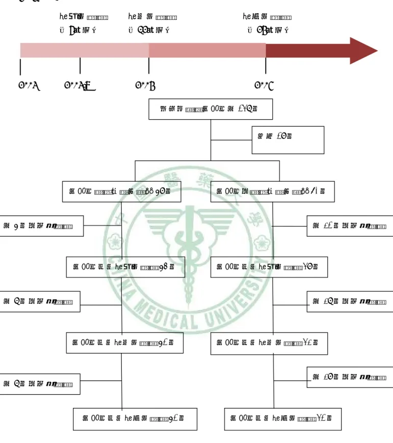圖  3-4-3The Flowchart of Study(2003) 