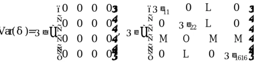 Fig. 2.1 An illustration of notations using an SEM structure obtained in Chapter 4. 