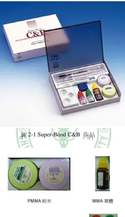 圖 2-1 Super-Bond C&amp;B  商品 
