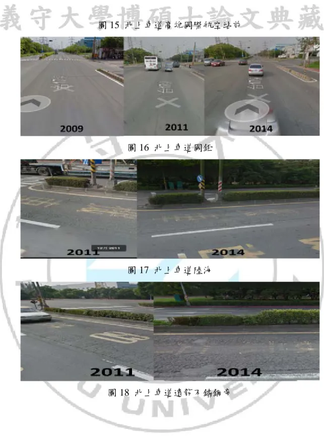 圖 15  北上車道高雄國際航空站前 