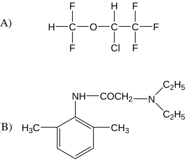 Fig. 1.CH3H3CNHCOCH2NC2H5C2H5(A)(B)HCOCCFFFClHFF