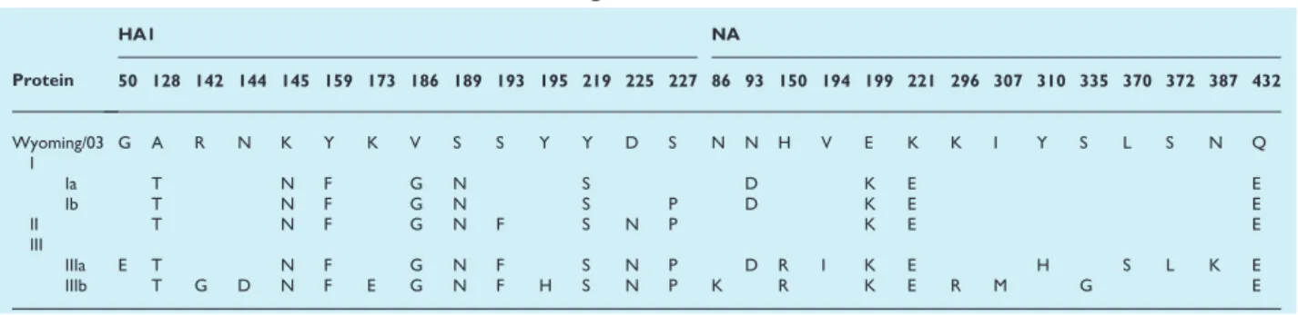 FIG. 2. (a) Antigenic characterization of influenza viruses isolated from 2004 to 2007 in Taiwan