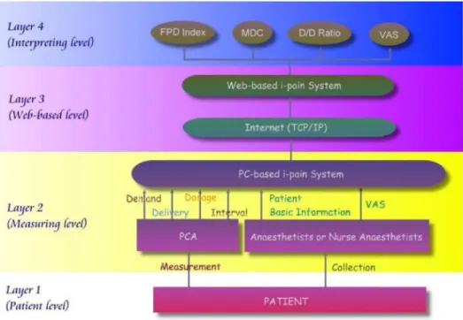 Fig. 1. Multilayer hierarchical structure of i-pain system.