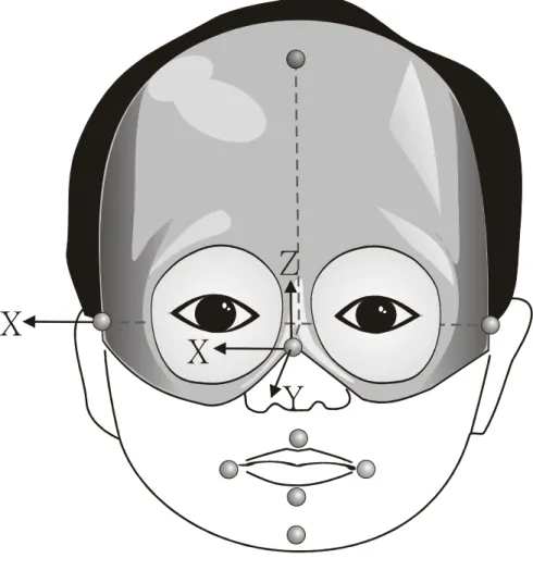 Fig. 1. Experimental setup for kinematic analysis of speech tasks.