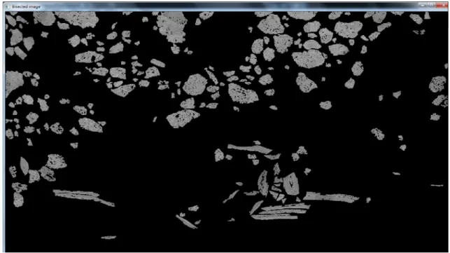 Figure 6.  Filter ice floes based on an appropriate size range. 