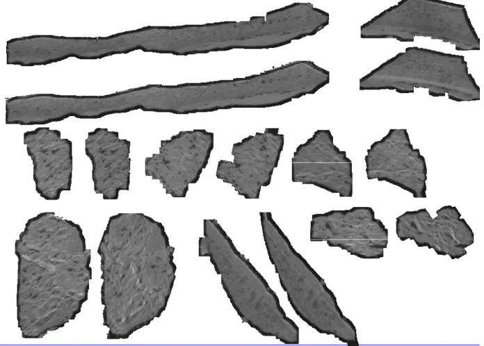 Figure 12.  Other examples of calculating the rotation and translation of ice floes to get the best  matches
