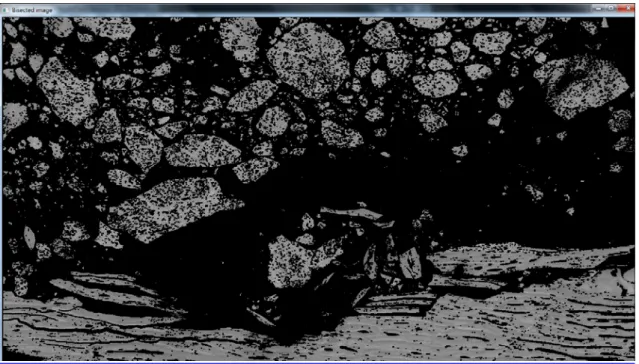 Figure 4.  Erode the image five times to create the clear cuts. 