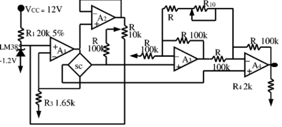 Fig. 2. Analog convert and amplification circuit.