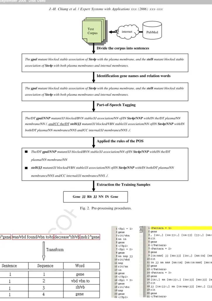 Fig. 2. Pre-processing procedures.