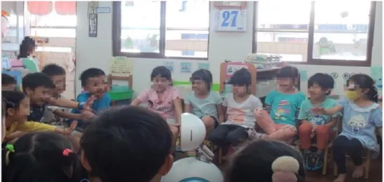 圖 4-1-1 幼兒看到 Zenbo 的反應  資料來源：研究者自行整理 