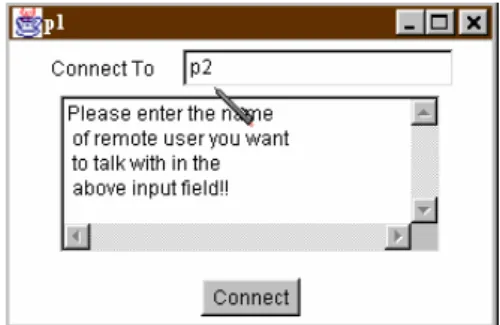 Figure 16. The Connection window. 