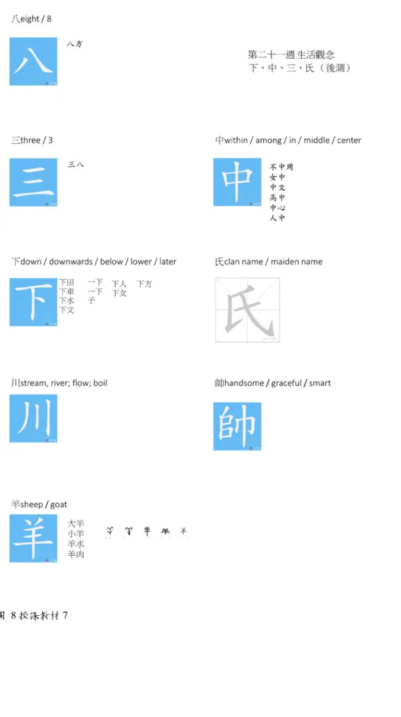 圖  8 授課教材 7 