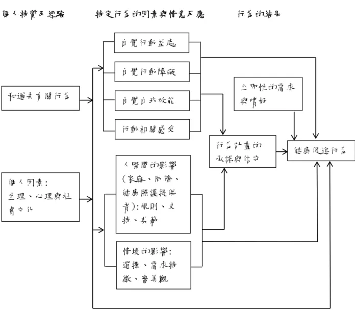 圖 2-1  健康促進模式 