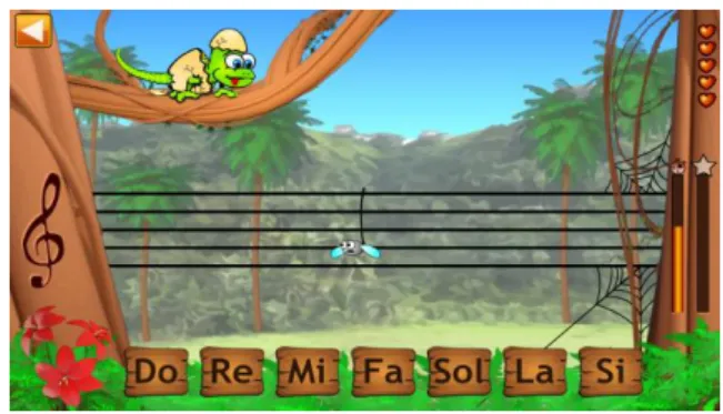 圖 3-8    Jungle Music  介面圖 