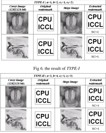 Fig 6. the result of TYPE-I